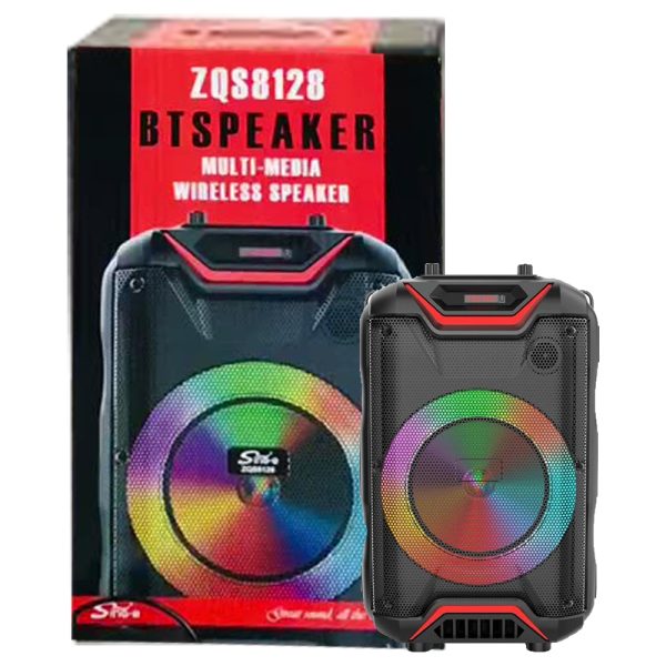 اسپیکرچمدانی  ZQS8128+MIC.8″