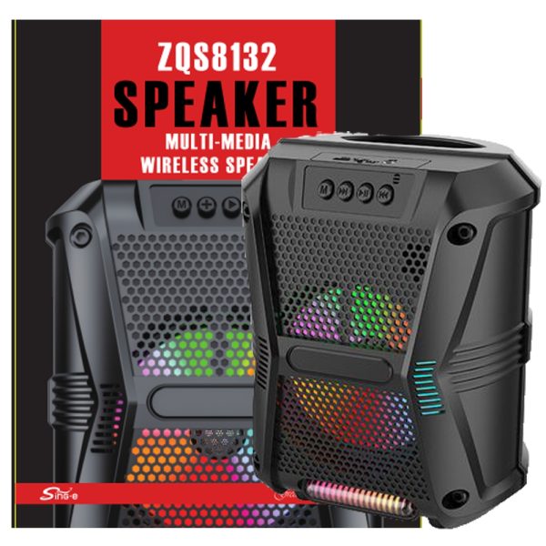 اسپیکرچمدانی  ZQS8132+MIC.8″