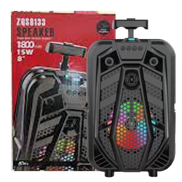 اسپیکرچمدانی  ZQS8133+MIC.8″