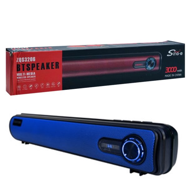 اسپیکرساندبار2.5″*2آبی ZQS3206