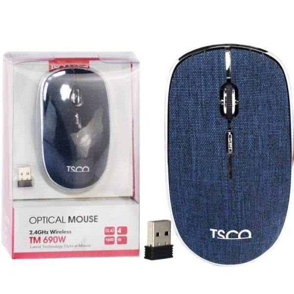 ماوس بیسیم تسکو TM690Wمشکی TSCO
