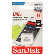 رم میکرو SANDISK 100MB C10 32G