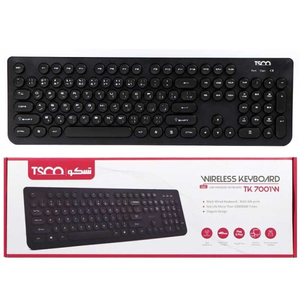 کیبوردوایرلس تسکو TKW-7001