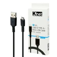 کابل  1.2M.MICRO ساده KNETپک آبی