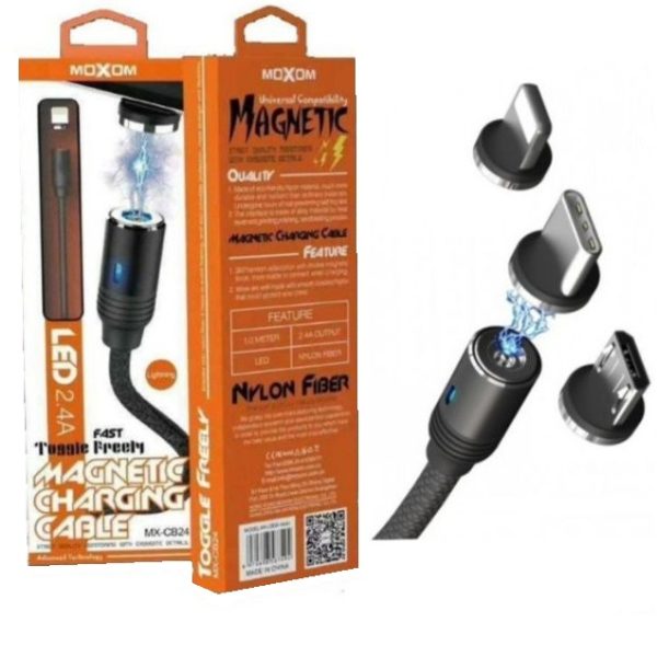 کابل  IPHONE MX-CB24 MOXOMمشکی