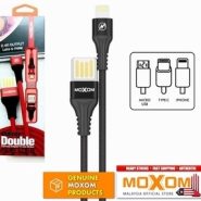 کابل  IPHONE CB16کنفی مشکی MOXOM