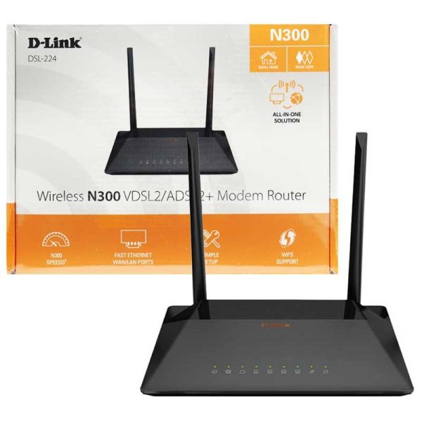 .مودم  N300 224 VDSL D-LINKسریر