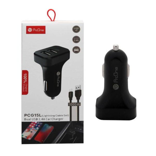 شارژرفندکی  PROONE-PCG15L مشکی