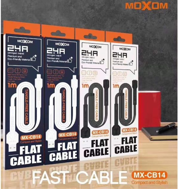 کابل  MICRO MX-CB14 MOXOM سفید