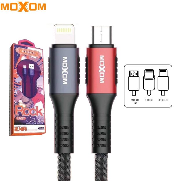 کابل  IPHONE CC-81 MOXOM