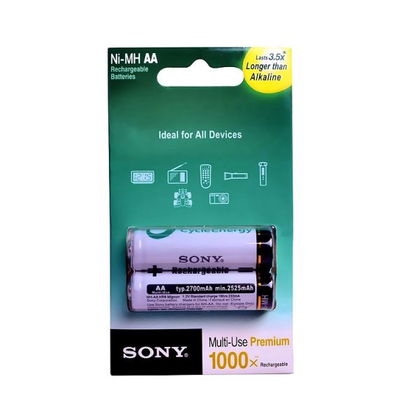 باطری شارژی قلمی 2کارتی  SONY.2700