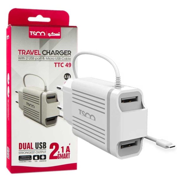 شارژر MICROتسکو TTC49سفیدTSCO