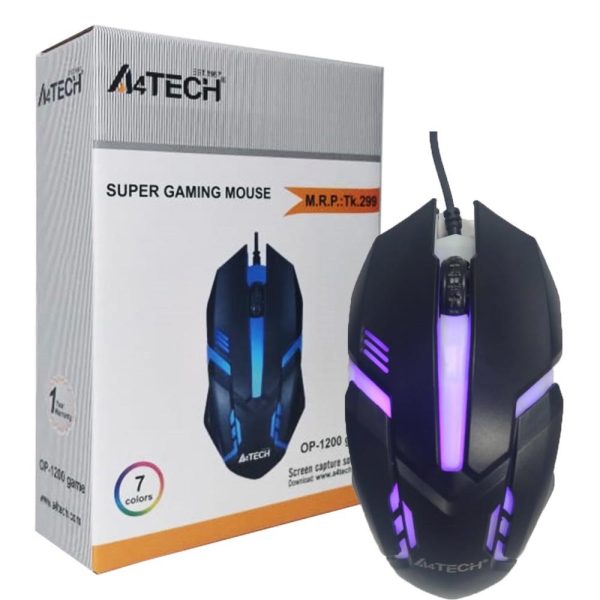 ماوس سیم دارگیم طرح ایفورتکOP1200