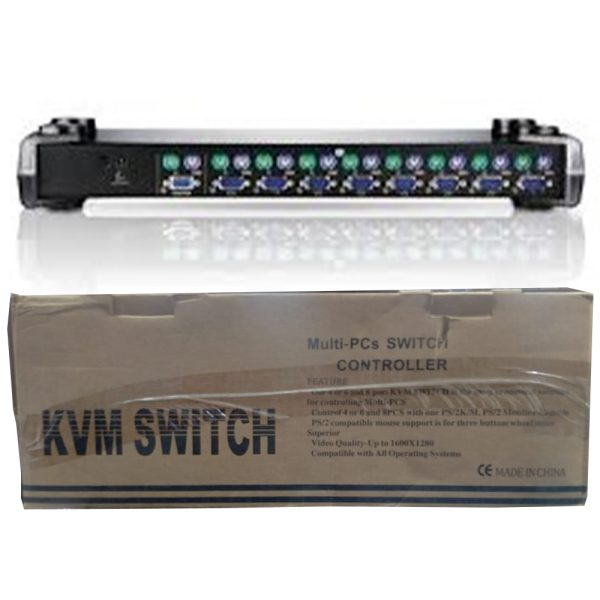 دستگاه 8PORT.PS2.KVMدستی بی کابل