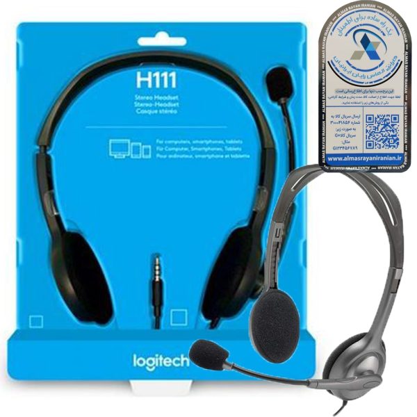 .هدست سیم دار LOGITECH-H111اصلی