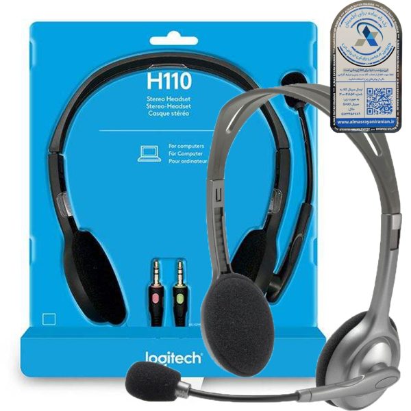 .هدست سیم دار LOGITECH-H110اصلی