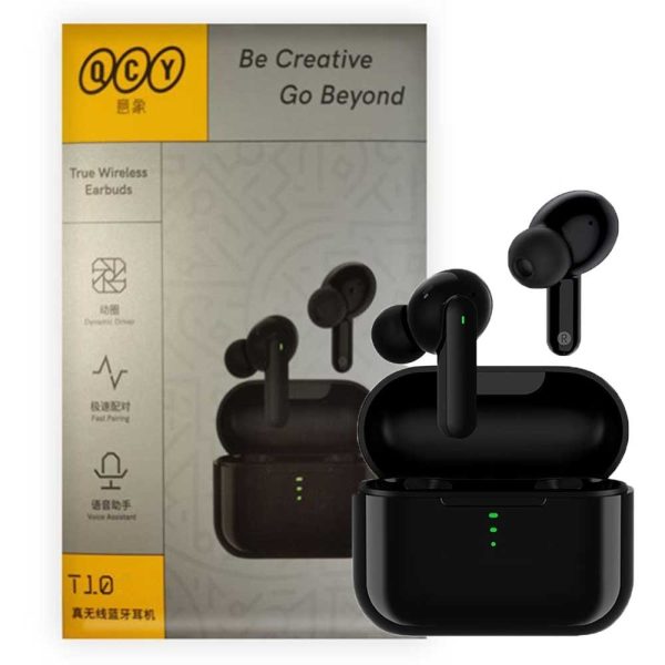 ایرپاد T10مشکی QCY گارانتی متین