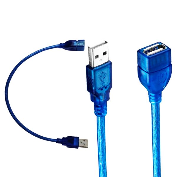 کابل افزایش USB  30CM VLINKآبی