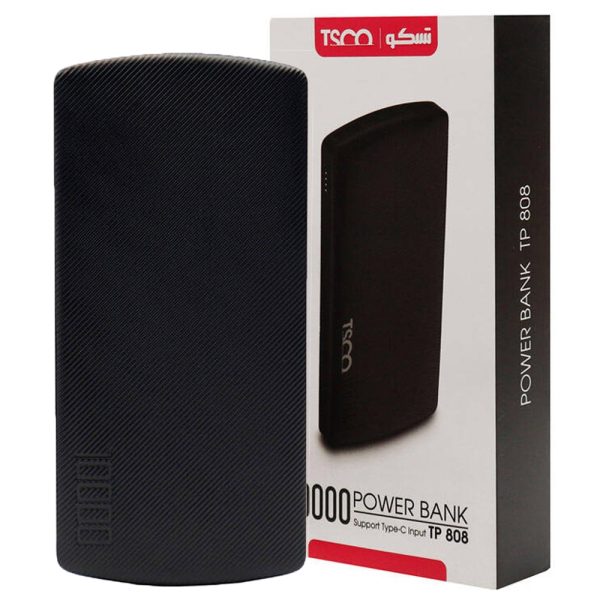 پاوربانک10K مشکی TP808تسکوTSCO