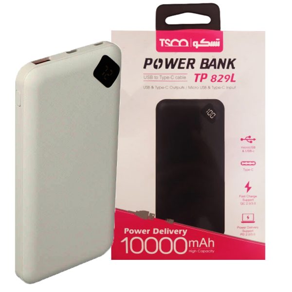 پاوربانک 10KتسکوQC3سTSCO.TP829