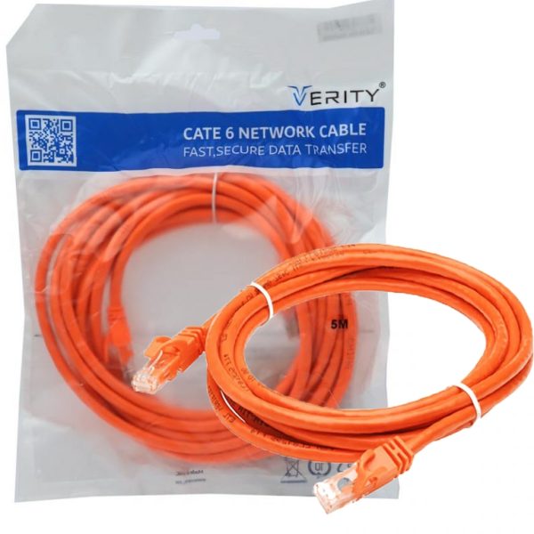 کابل پچکورد CAT6 M 5کوپرVERITY