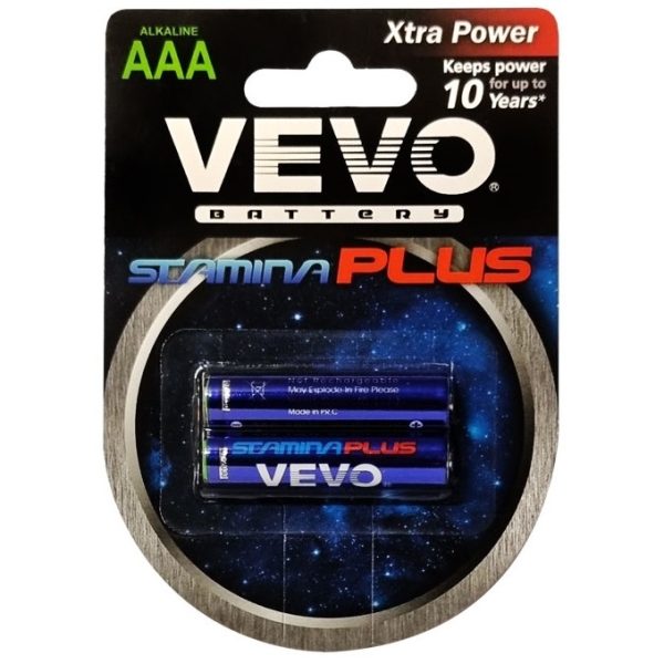 باطری آلکالاین نیم قلم 2استامیVEVO