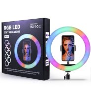 رینگ لایت  RGB-MJ18باپایه 2متری