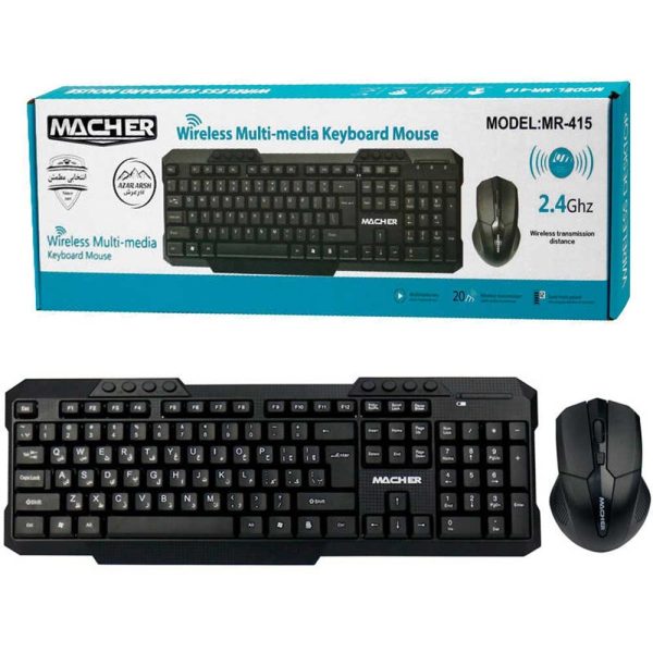 کیبوردماوس بیسیم MACHER.MR-415