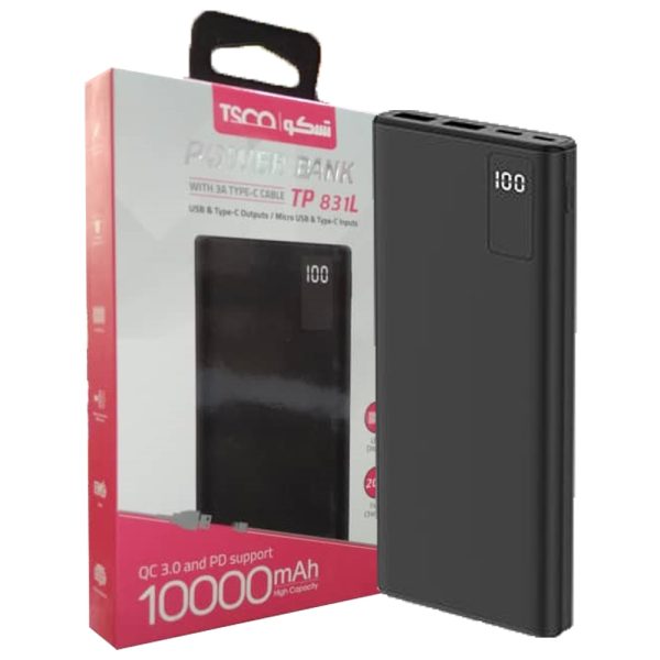 پاوربانک10Kمشکی TP831تسکوTSCO