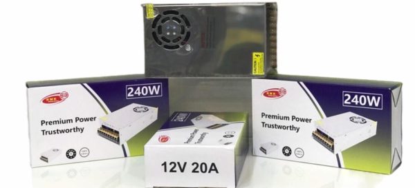 آداپتوردوربین فن دار HMK.12V.20A