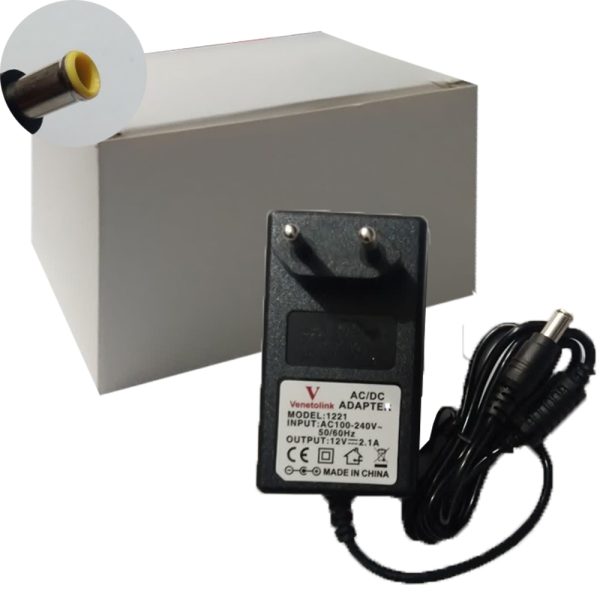 آداپتورمانیتور 2.1A پک سفید12V
