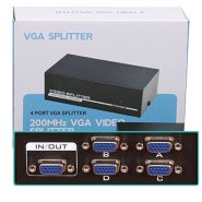 اسپلیتر VLINK 200MHZ 4PORT VGA