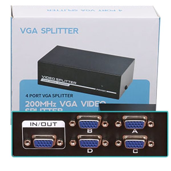 اسپلیتر VLINK 200MHZ 4PORT VGA