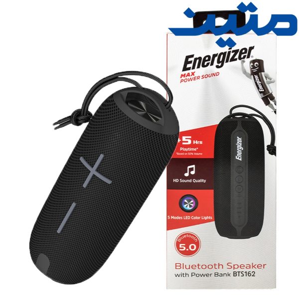 اسپیکر انرجایزر پرتابل BTS162 مشکی Energizer