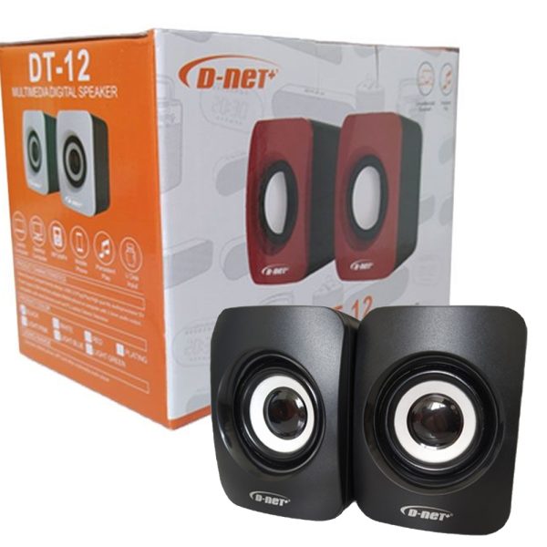 اسپیکر دو  تکه لپ تاپی D-NET DT-12
