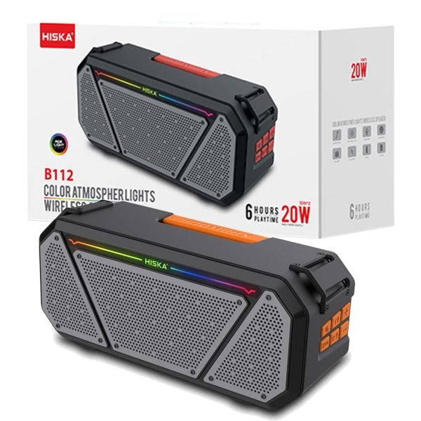 اسپیکر قابل حمل هیسکا HISKA B112 مشکی