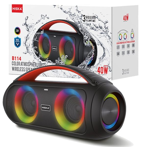 اسپیکر قابل حمل هیسکا HISKA B114 مشکی