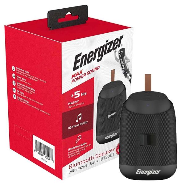 اسپیکر پرتابل BTS061 مشکی Energizer