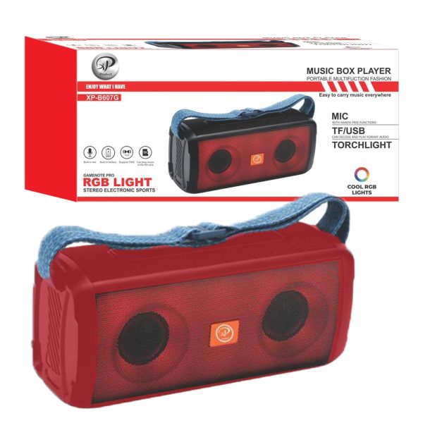 اسپیکر پرتابل XP B-607G قرمز