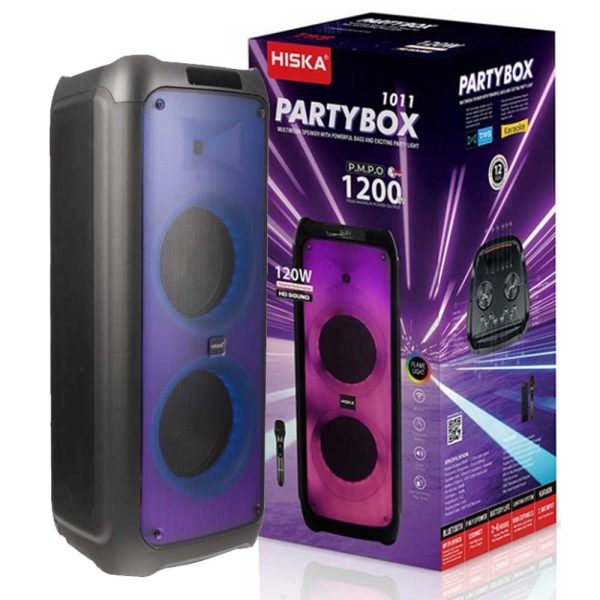 اسپیکر چمدانی HISKA PartyBox 1011