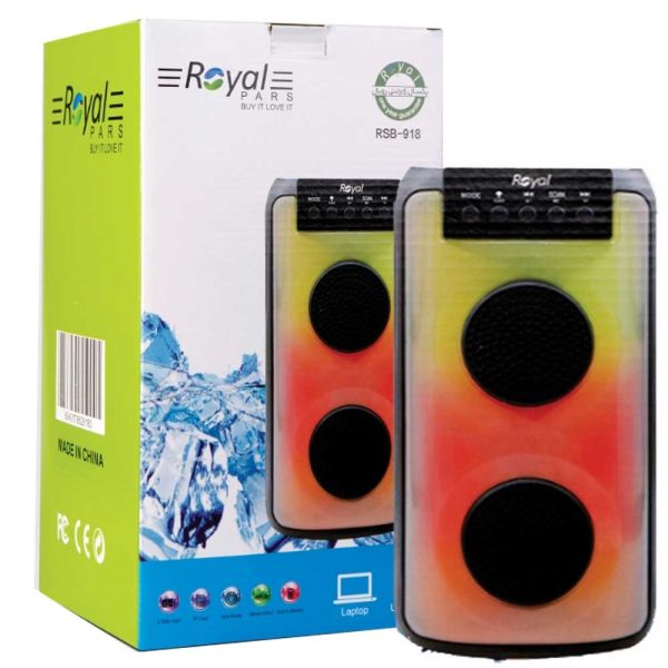 اسپیکرپرتابل  RSB-918مشکی ROYAL