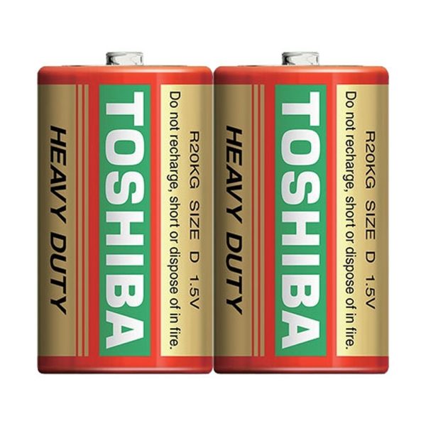 باطری D بزرگ ساده 2 شرینگ TOSHIBA