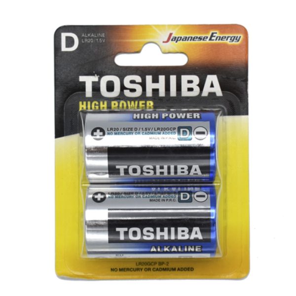 باطری Dبزرگ آلکالاین  های TOSHIBA