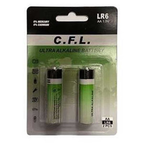 باطری آلکالاین 2قلم کارتی  CFL