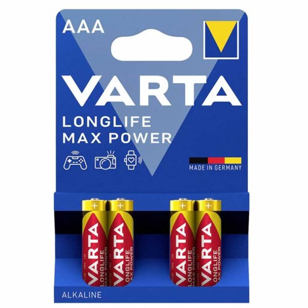 باطری آلکالاین 4نیم VARTA.MaxPOWER
