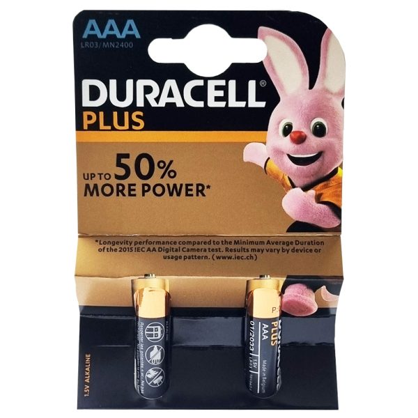 باطری آلکالاین نیم قلم 2 پلاس DURACELL