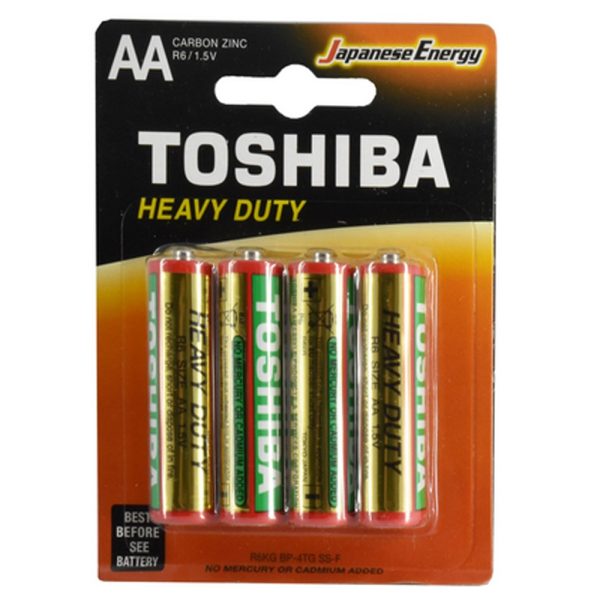 باطری ساده قلم 4 کارتی TOSHIBA