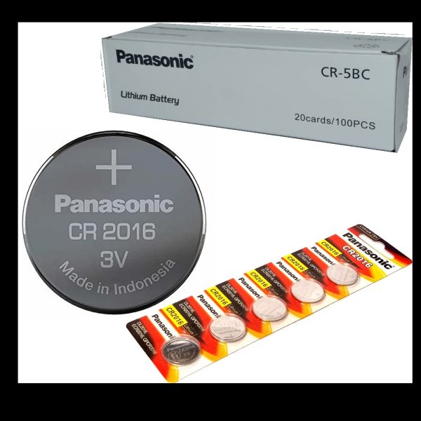 باطری سکه ای 2016پک 5عددPANASONIC
