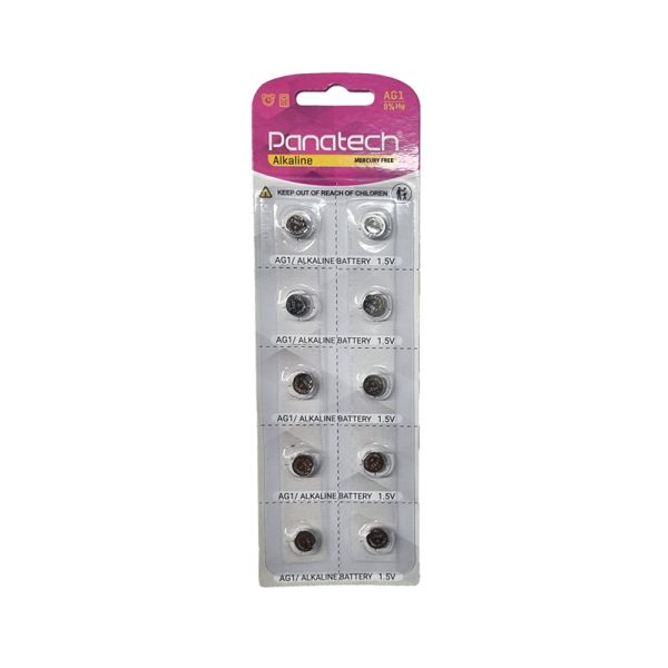 باطری سکه ای PANATECH AG1 پک 10 عدد