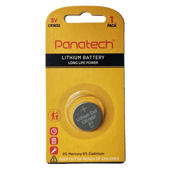 باطری سکه ای PANATECH CR1632 تک پک